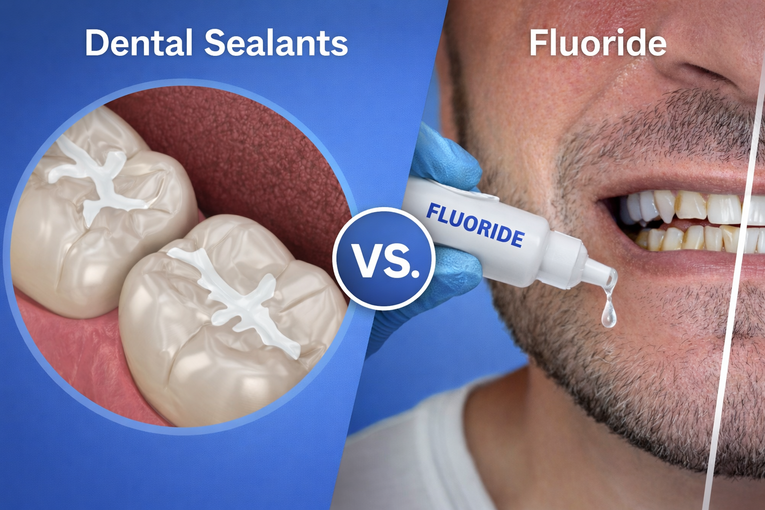 Dental Sealants vs. Fluoride